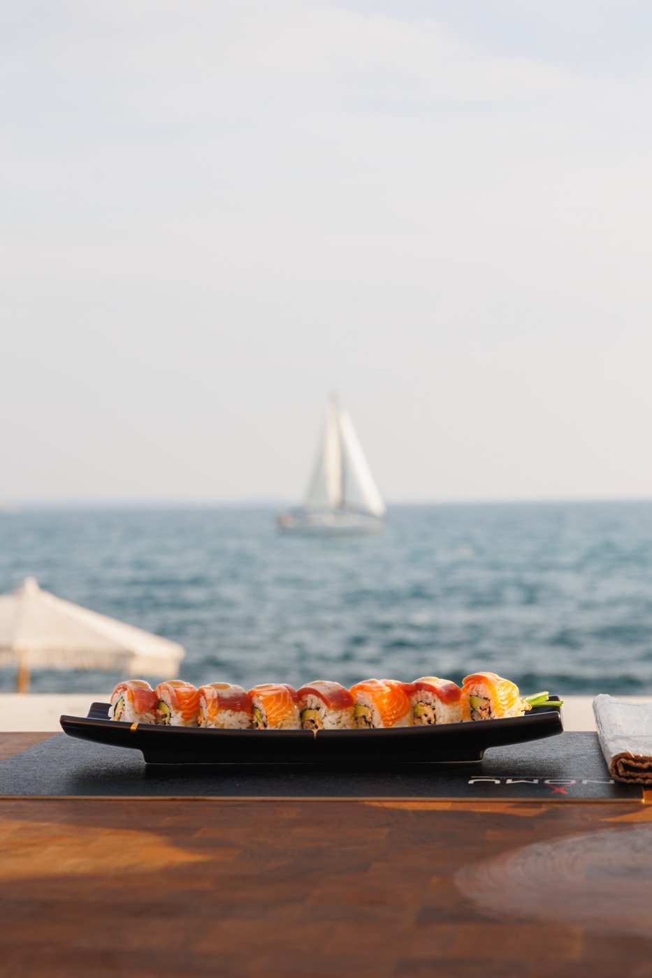 NOMU Novigrad — sushi uz pogled na more
